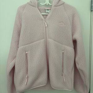 Aritzia Magnolia Pink Polar Tec Zip Up